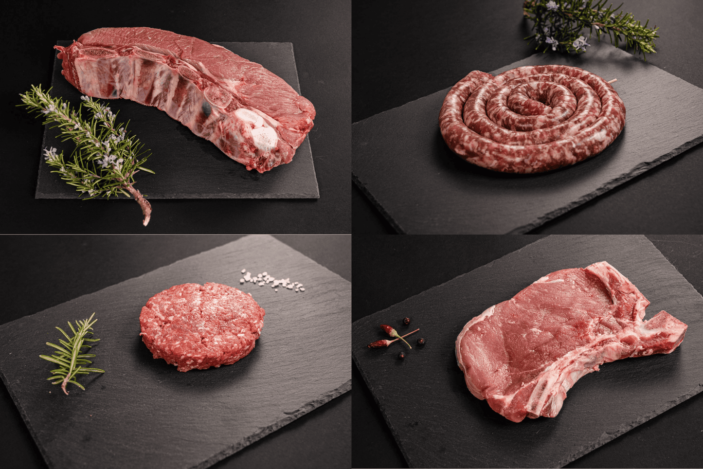 I tagli di carne presenti nel nostro pacco grigliata.
